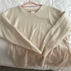 Cream HM sweater